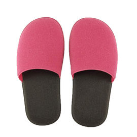 Unisex Open Toe Hotel Slippers , Hotel Spa Slippers OEM / ODM Accepted